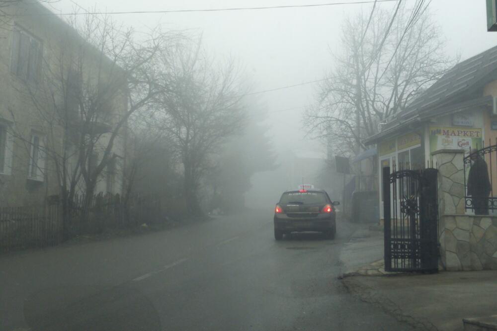 Magla i smog česta pojava: Pljevlja, Foto: Goran Malidžan
