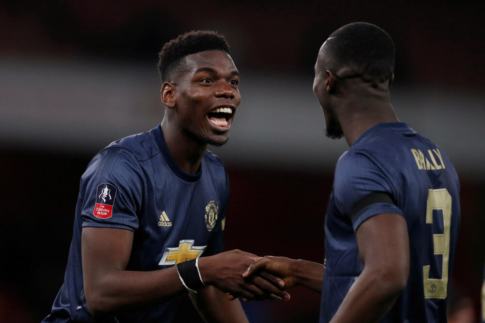 Pogba i Bajli slave pobjedu na "Emirejtsu", Foto: MATTHEW CHILDS