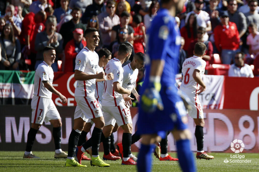 Fudbaleri Valensije slave jedan od golova