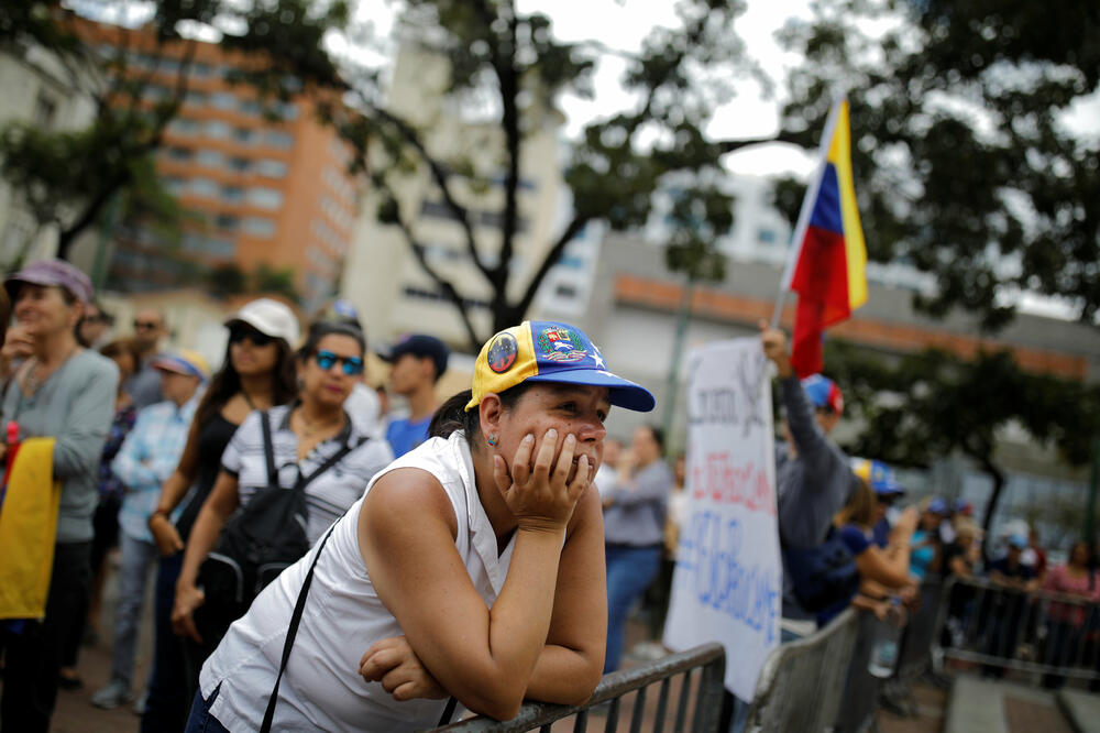 Sa protesta u Karakasu, Foto: Reuters