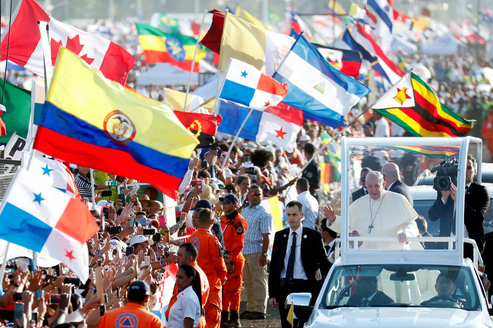 Papa Franjo u Panama Sitiju, Foto: Reuters