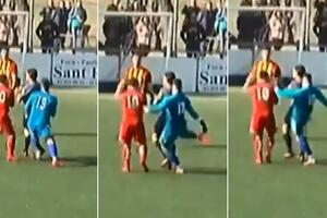 Pogledajte: Volej u sudiju, golman uhapšen zbog napada