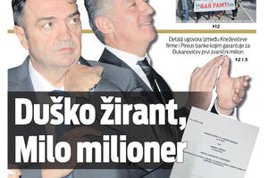 Naslovna strana "Vijesti" za 28. januar