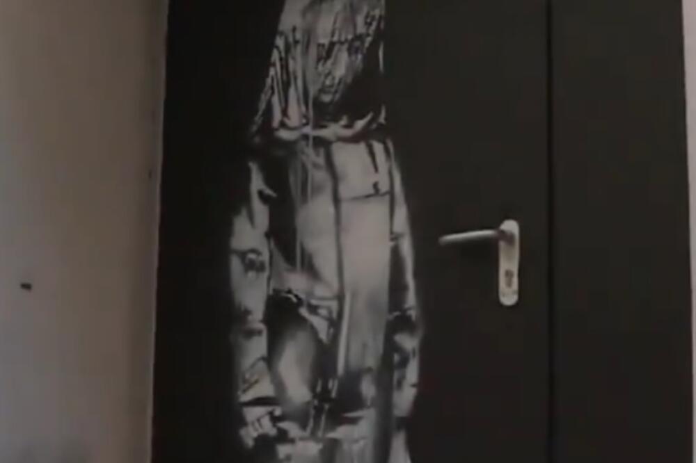 Benksijev mural koji se nalazio na vratima pozorišta Bataklan, Foto: Printscreen