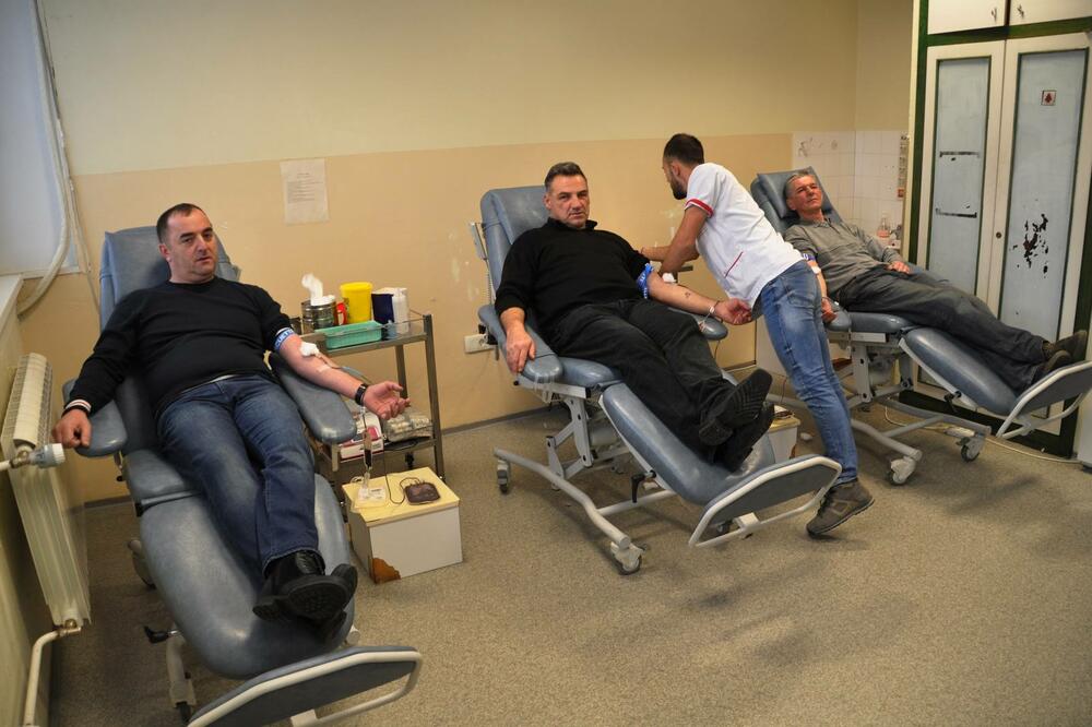 Sa akcije dobrovoljnog davanja krvi, Foto: Svetlana Mandić