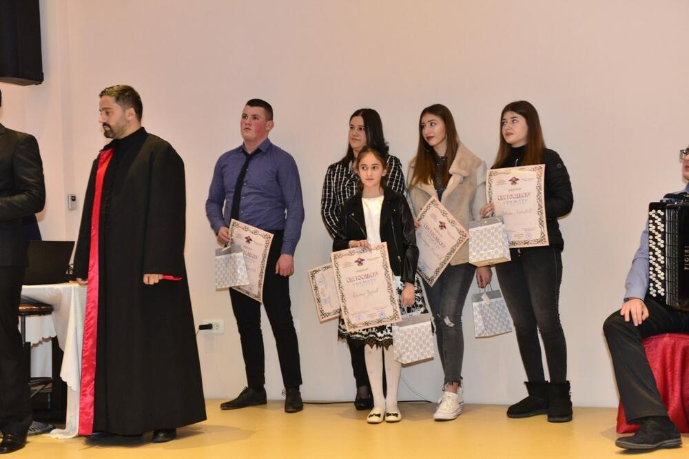 Sa Svetosavskog prijema u Grblju, Foto: Siniša Luković