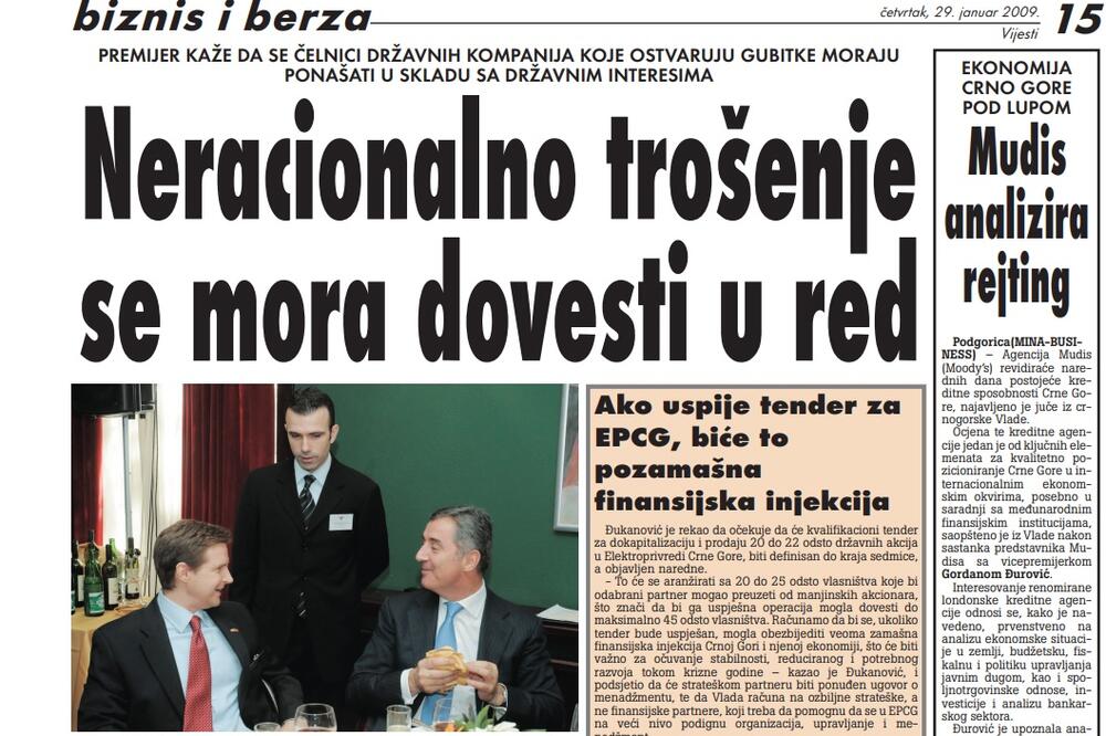 Vijesti prije 10 godina, Foto: Arhiva Vijesti