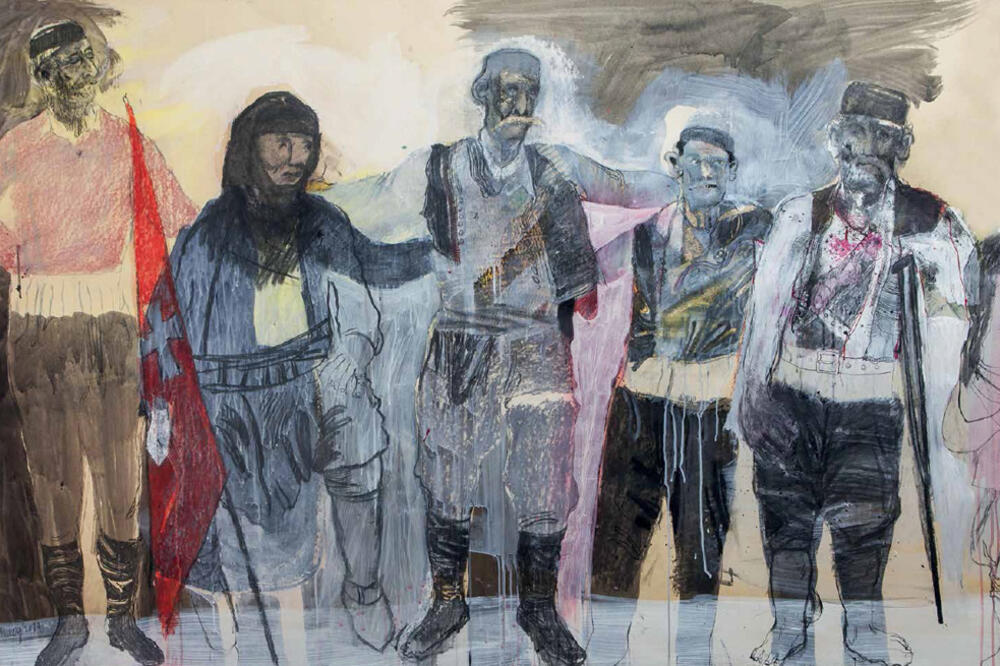 Naod Zorić, slika, Foto: Galerija Atos, Galerija Atos