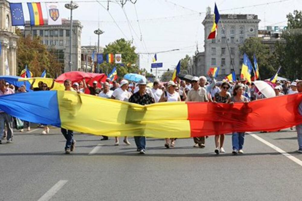 Moldavija, protest, Foto: Twitter