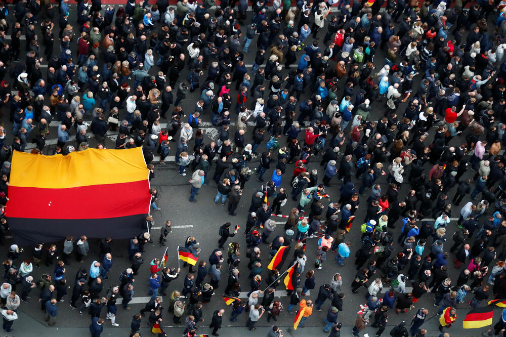 Kemnic, protest, Foto: Reuters
