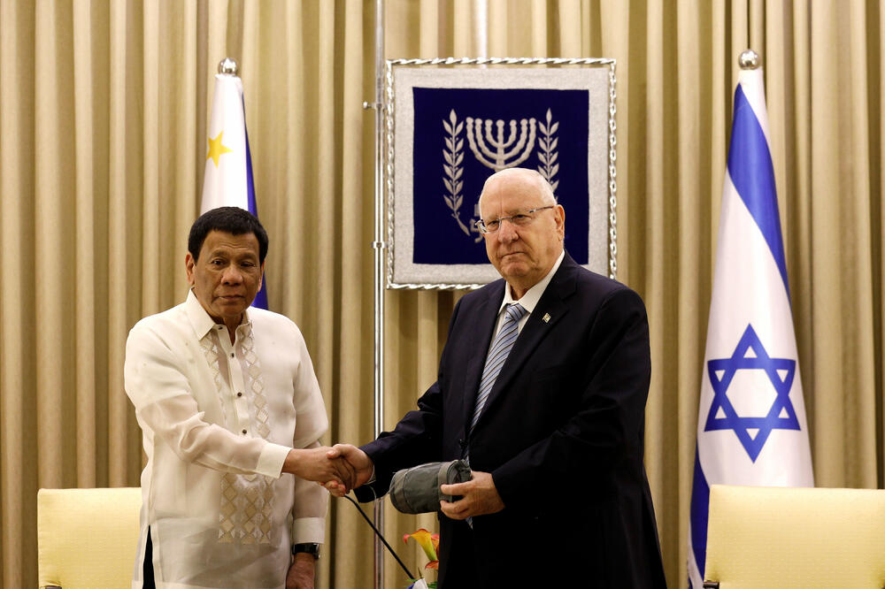 Rodrigo Duterte, Reuven Rivlin, Foto: Reuters