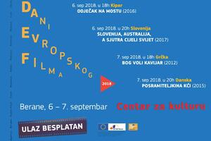 U Beranama počinju "Dani evropskog filma"