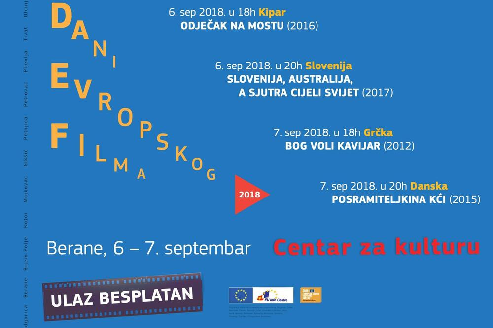 Dani evropskog filma, Berane