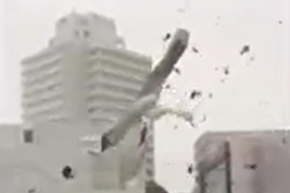 tajfun Japan, Foto: Printscreen