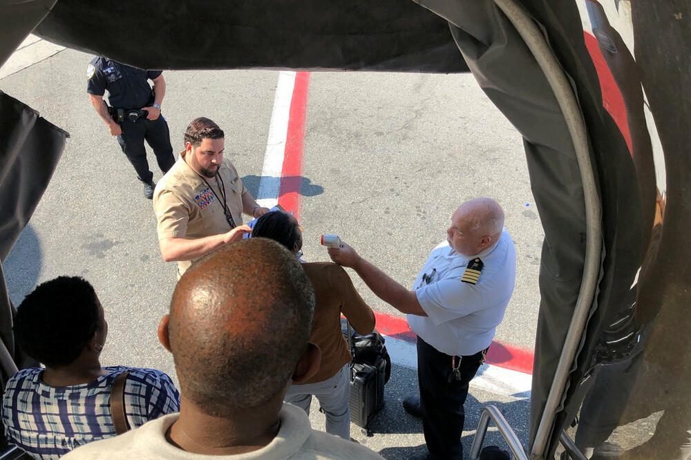 Njujork, aerodrom, putnici, Foto: Reuters