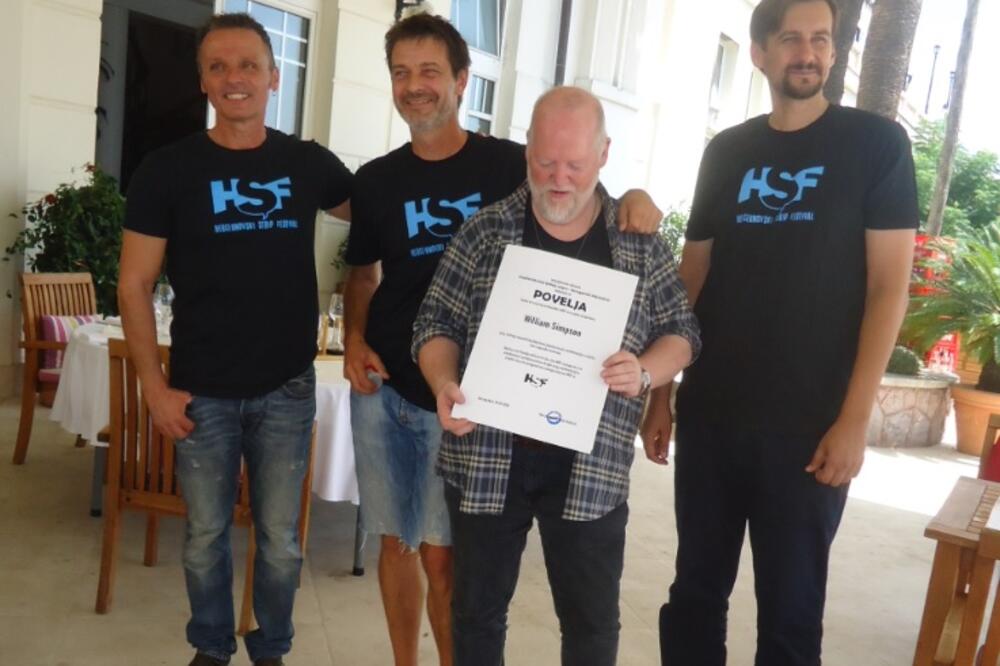 Uručivanje priznanja Vilijamu Simpsonu, Foto: Slavica Kosić