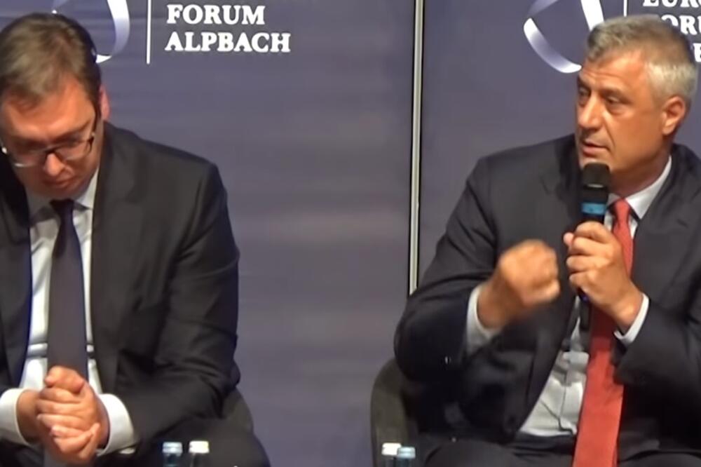 Aleksandar Vučić, Hašim Tači, Foto: Screenshot (YouTube)