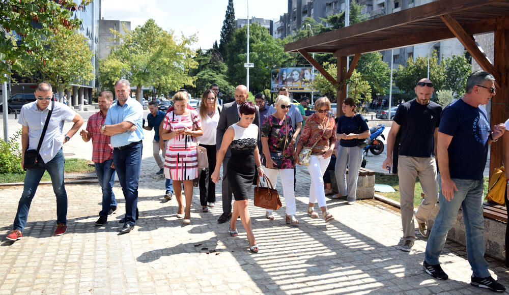 Jelena Dragović, protest sindikata