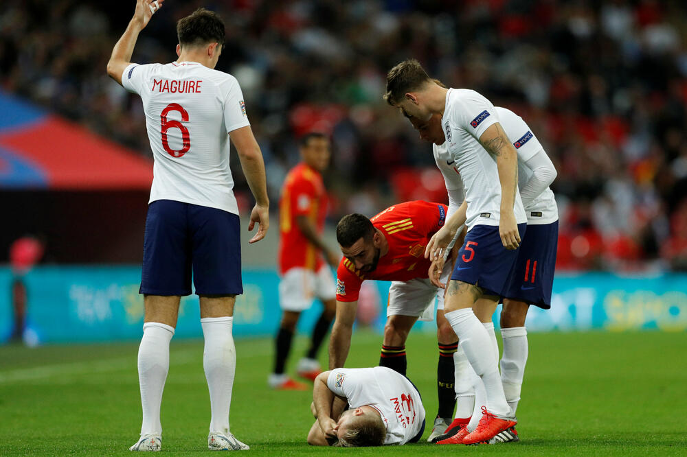 Luk Šo Engleska - Španija, Foto: Reuters