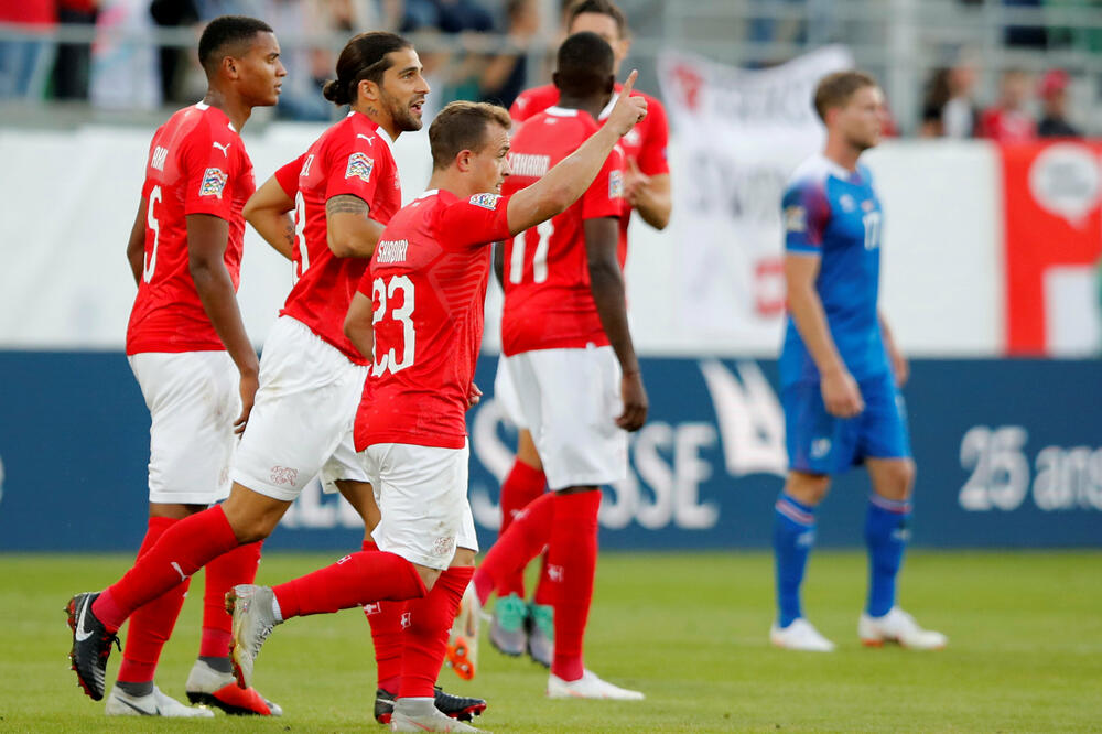 Švajcarska - Island Liga nacija, Foto: Reuters