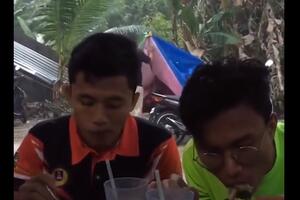 Ono kad je oluja nosi sve oko tebe, ali ti moraš da jedeš