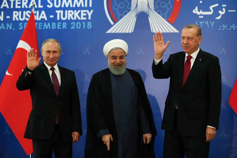 Vladimir Putin, Hasan Rohani, Redžep Tajip Erdogan, Foto: Reuters