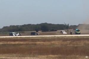 Incident u Lionu: Jurnjava za automobilom na aerodromskoj pisti