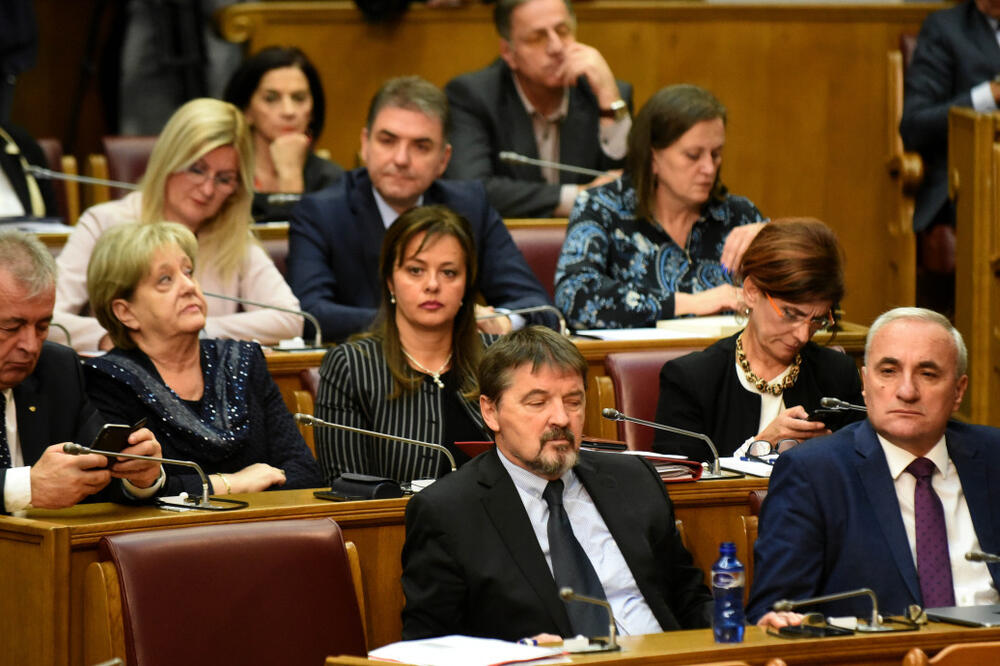 Skupština plaća za 273 korisnika: Sa sjednice parlamenta, Foto: Boris Pejović