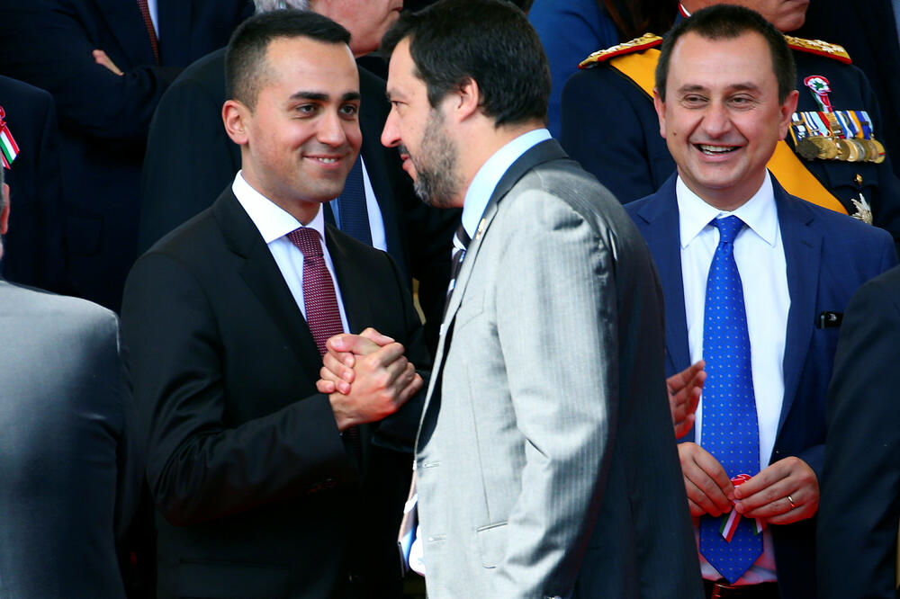 Luiđi di Majo, Mateo Salvini, Foto: Reuters