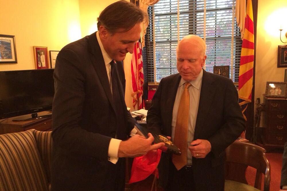 Ranko Krivokapić, Džon Mekejn, Foto: Skupština Crne Gore