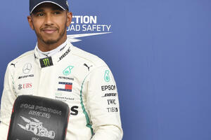 Hamiltonu pol-pozicija na trci za Veliku nagradu Belgije