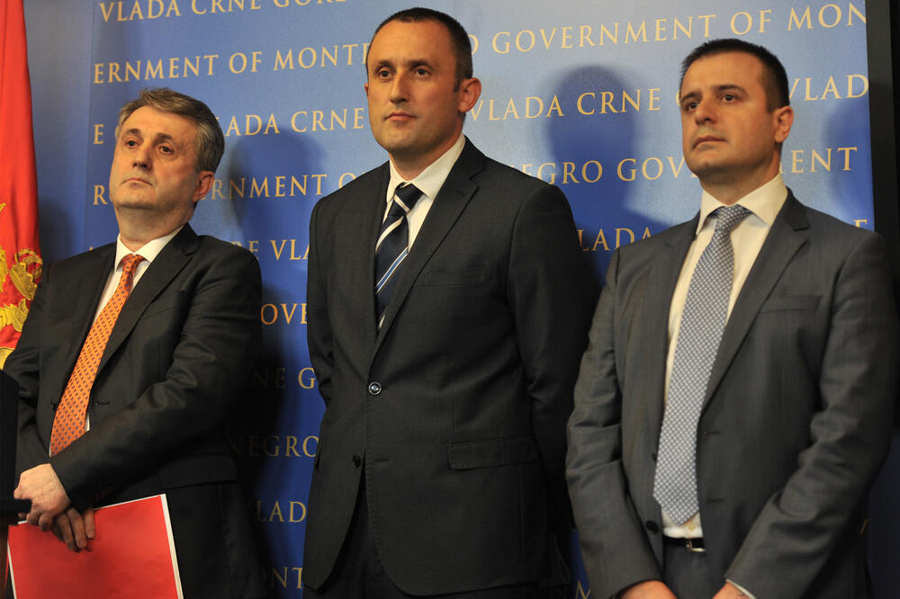Mevludin Nuhodžić, Vesko Damjanović, Enes Baković, Foto: Savo Prelević