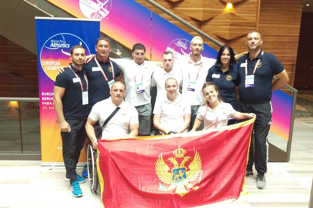 Crnogorski atletičari, EP za osobe sa invaliditetom, Berlin, Foto: Paraolimpijski komitet Crne Gore