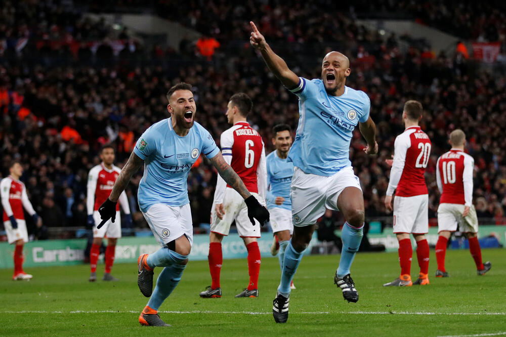 Mančester siti - Arsenal Vensan Kompani, Foto: Reuters