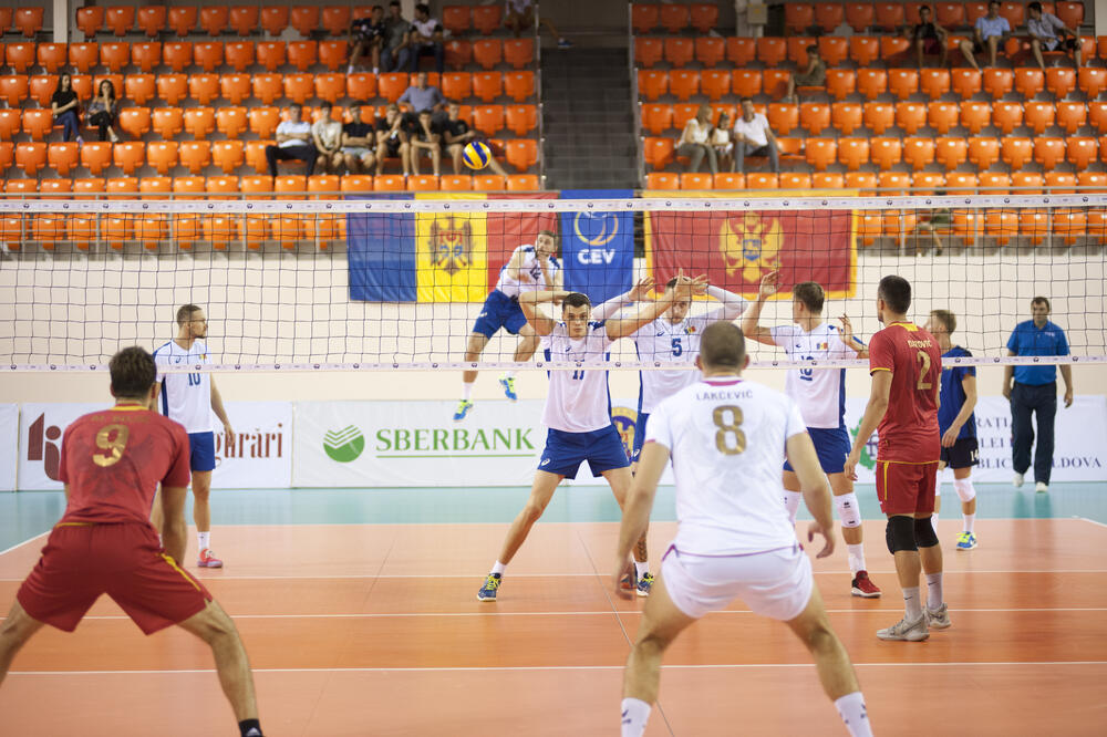 Moldavija - Crna Gora, odbojkaši Crne Gore, Foto: Cev.lu