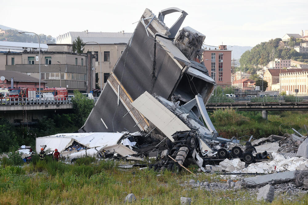 Đenova, rušenje mosta, Foto: Reuters