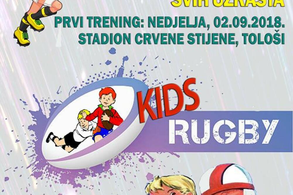 Ragbi klub Podgorica škola ragbija, Foto: Vijesti