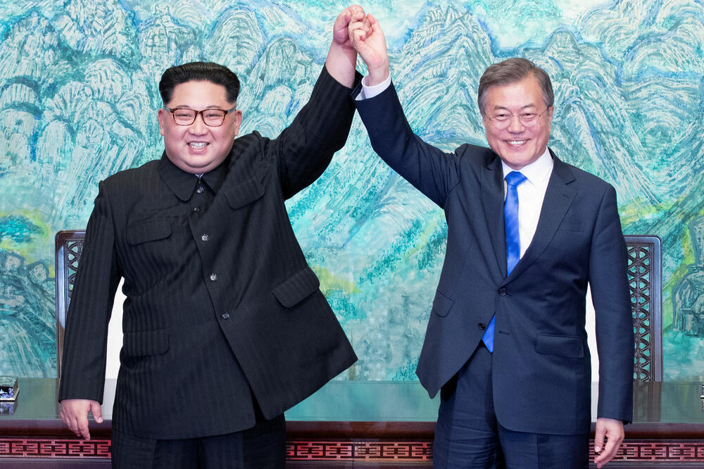 Kim Džong Un, Mun Džae In, Foto: Reuters
