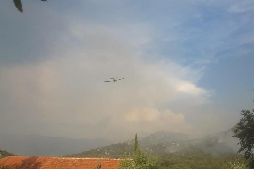 Kupusci, gašenje požara, Foto: Služba zaštite i spasavanja Podgorica