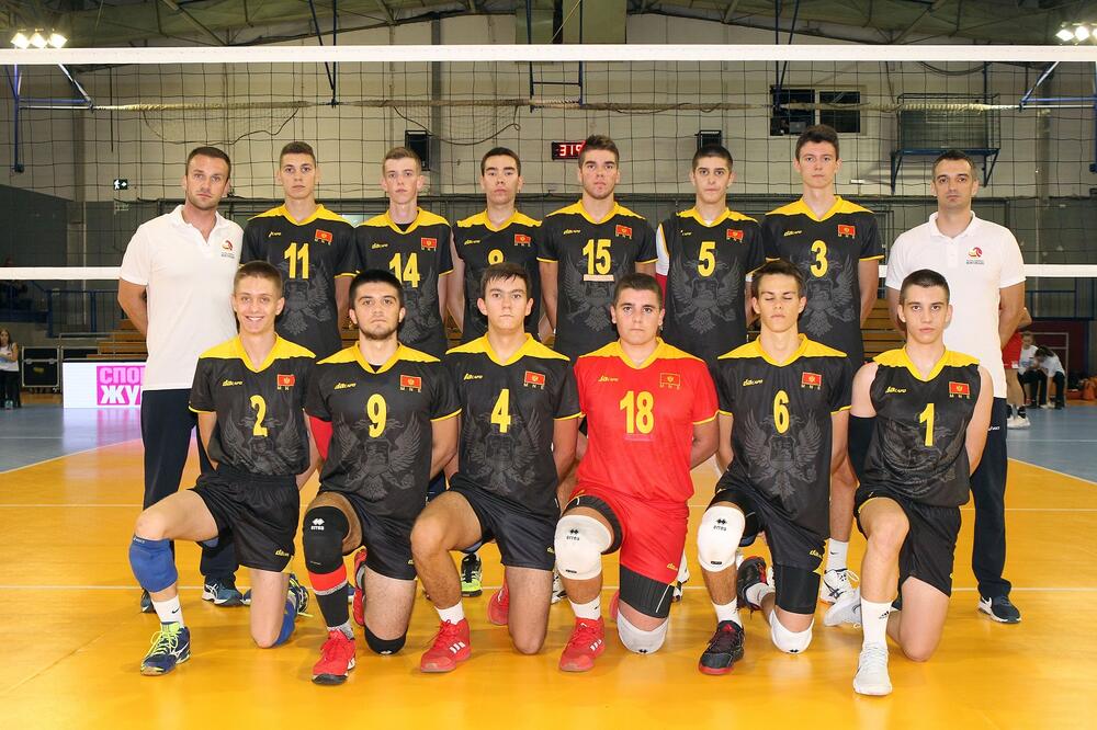 Muška kadetska odbojkaška reprezentacija, Foto: OSCG