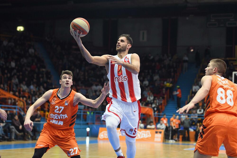 Zagreb, 26.01.2019. - Kosarkasi Cedevite i Crvene zvezde u akciji tokom utakmice 17. kola ABA lige, danas u Domu sportova u Zagrebu. (BETAPHOTO/ABA liga/Cedevita/Marin Susic/DS), Foto: Marin Susic