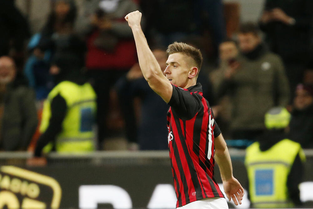 Već rešeta u Milanu: Krištof Pjontek, Foto: Antonio Calanni