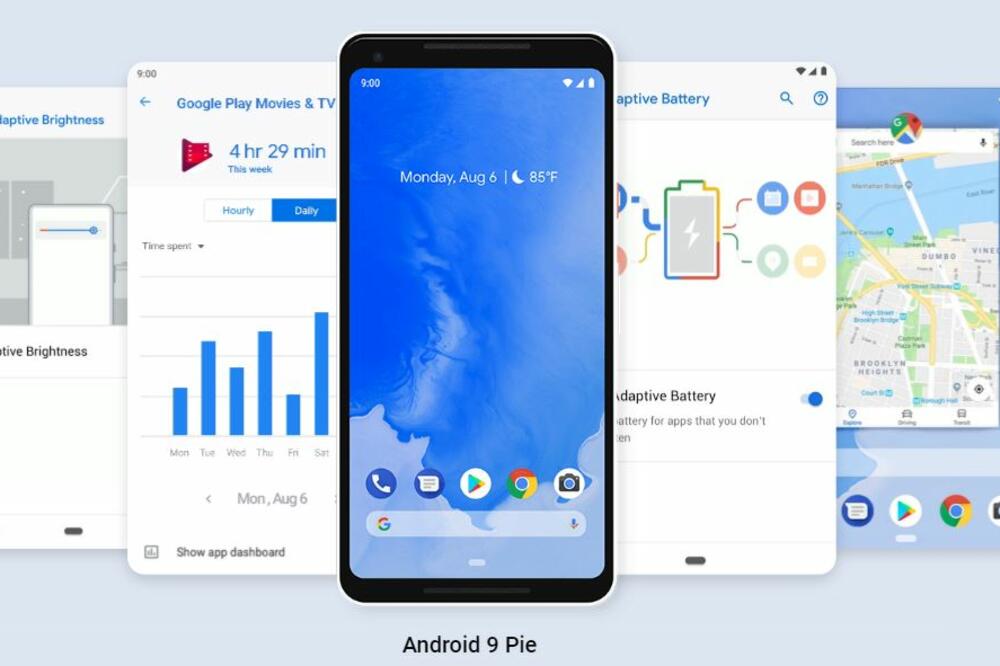 Android 9, Android Pie, Foto: Printscreen (android.com)