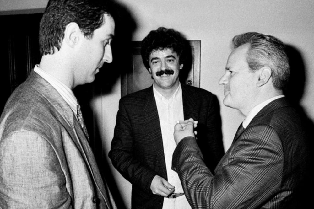 Milo Đukanović, Momir Bulatović, Slobodan Milošević, Sveto Marović, Foto: Arhiva Vijesti