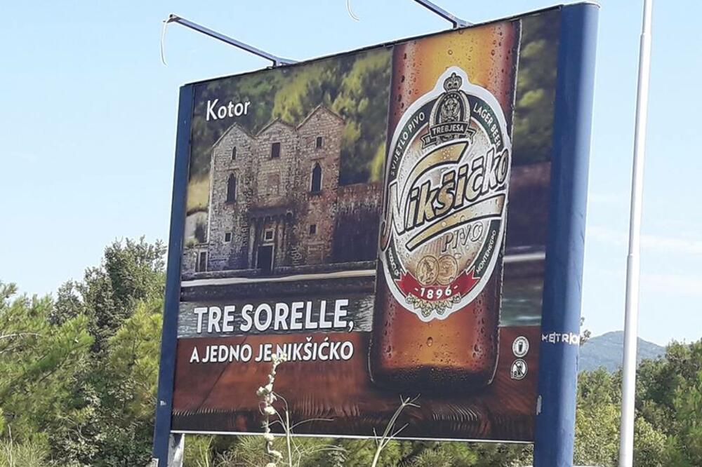 Reklama Nikšićko pivo, Foto: Siniša Luković