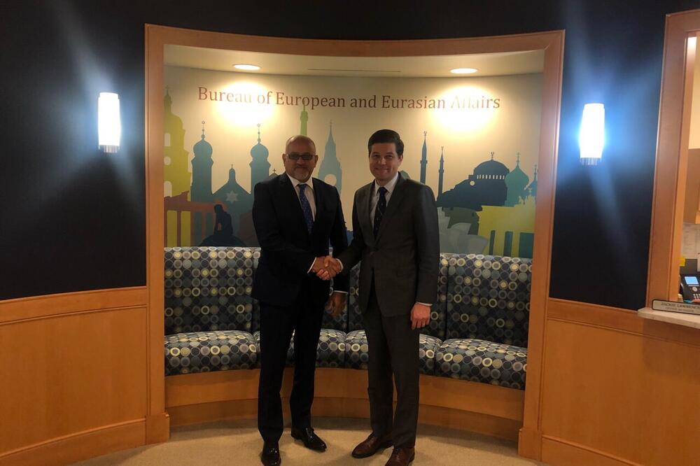 Srđa Darmanović, Ves Mičel, Foto: Ministarstvo vanjskih poslova