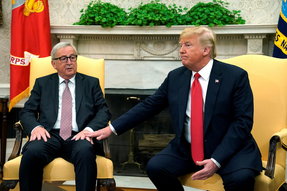 Žan Klod Junker, Donald Tramp, Foto: Reuters