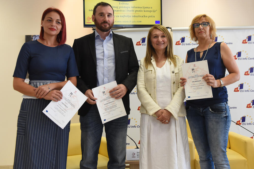 Nagrade novinarima, Mila Radulović, Foto: Savo Prelević