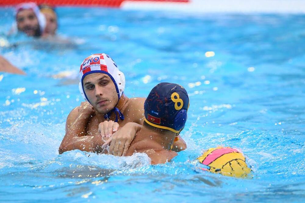 Hrvatska - Crna Gora vaterpolo Barselona 2018., Foto: Bcn2018