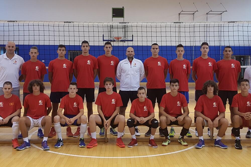 Muška pionirska odbojkaška reprezentacija, Foto: OSCG